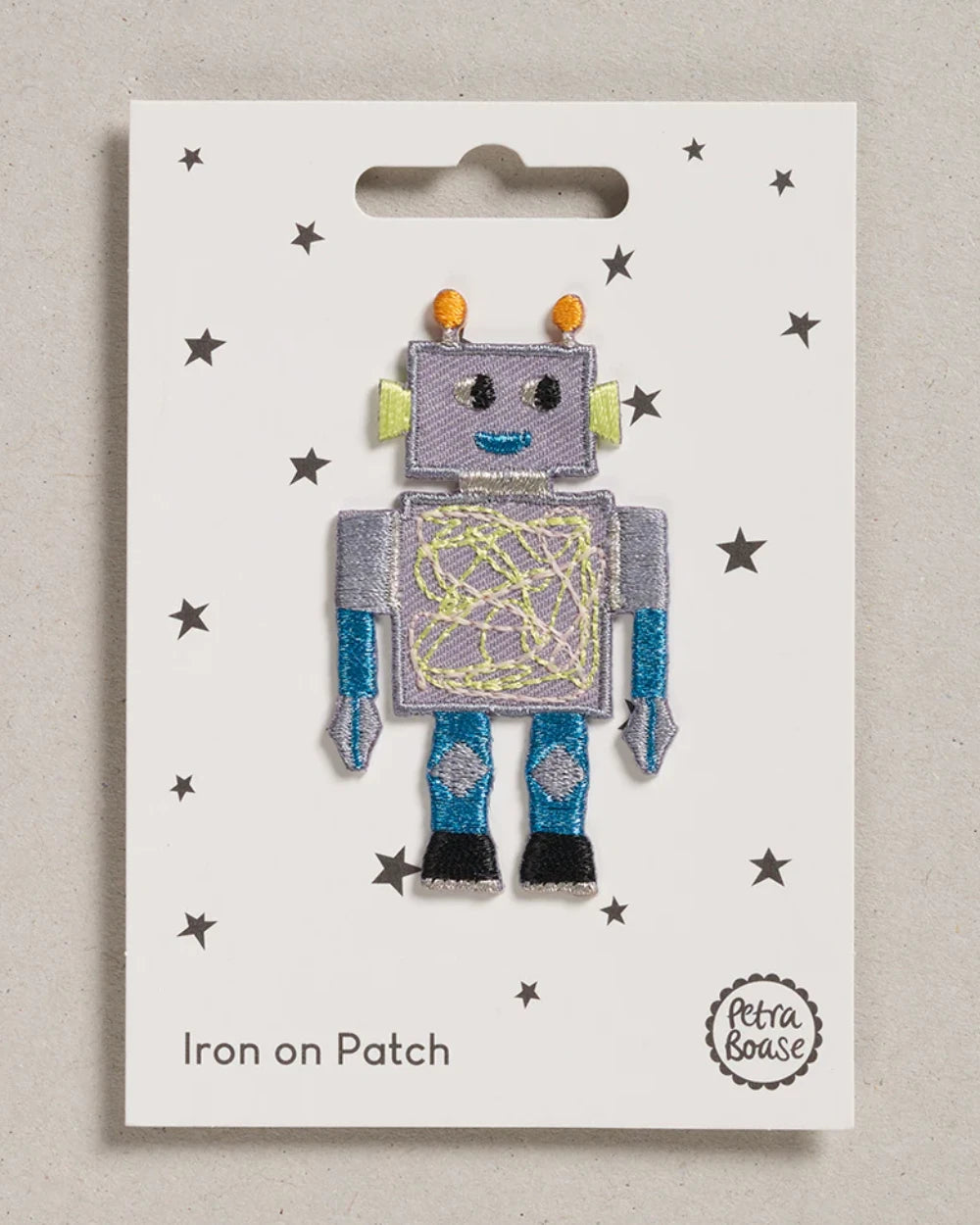 Roboter Aufnäher (zum Aufbügeln)