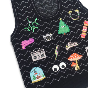 Weihnachtsbaum Aufnäher (zum Aufbügeln)