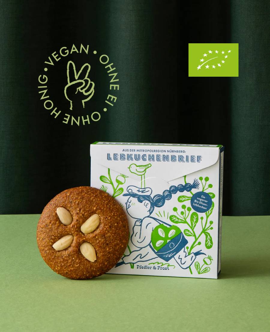 Veganer Bio-Lebkuchenbrief