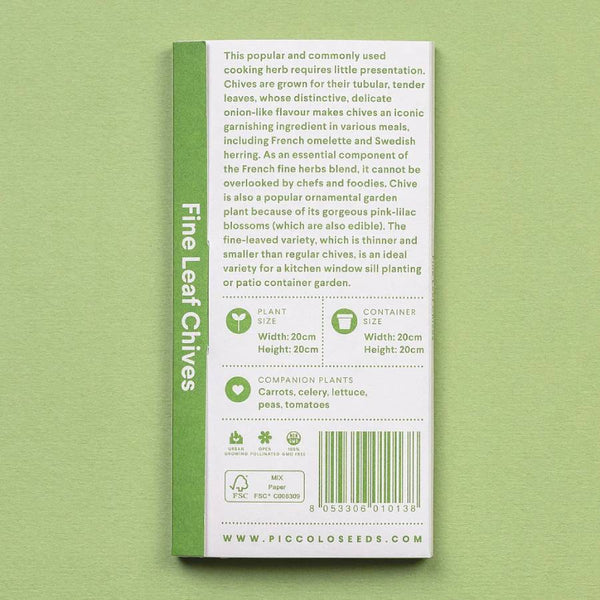 Fine Leaf Chives Saatgut
