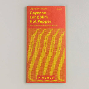 Hot Pepper Cayenne Long Slim Saatgut
