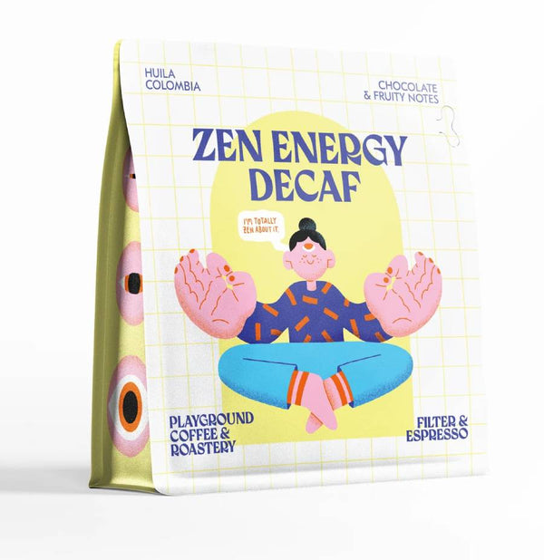 Zen Energy Decaf Filter- und Espressokaffee • Ganze Bohne • 250g