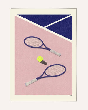 LA Tennis Print - Rosi Feist (30x40cm)
