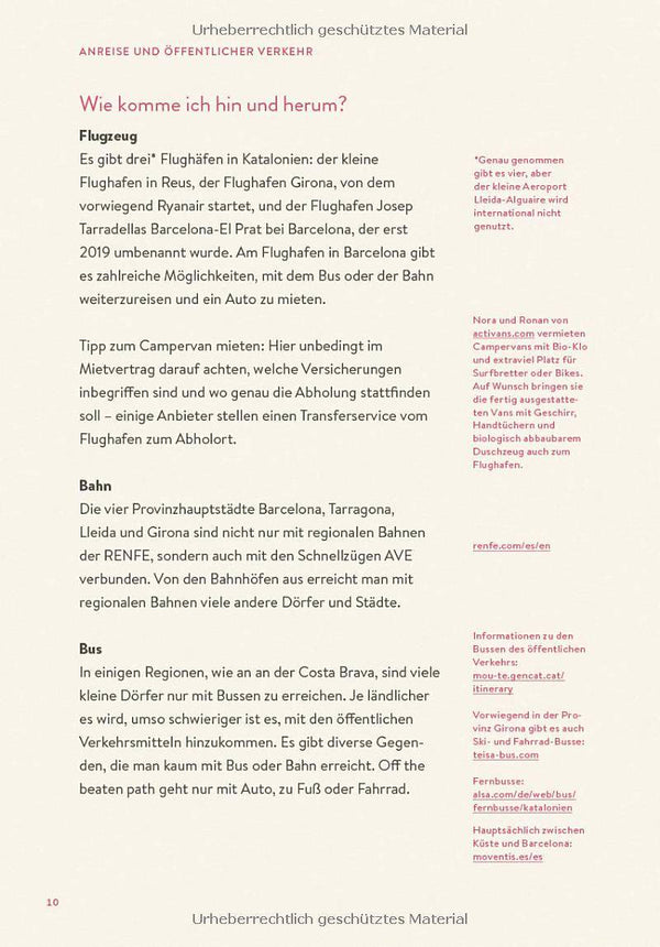 Reisehandbuch Grand Tour von Katalonien - Geheimtipps von Freunden