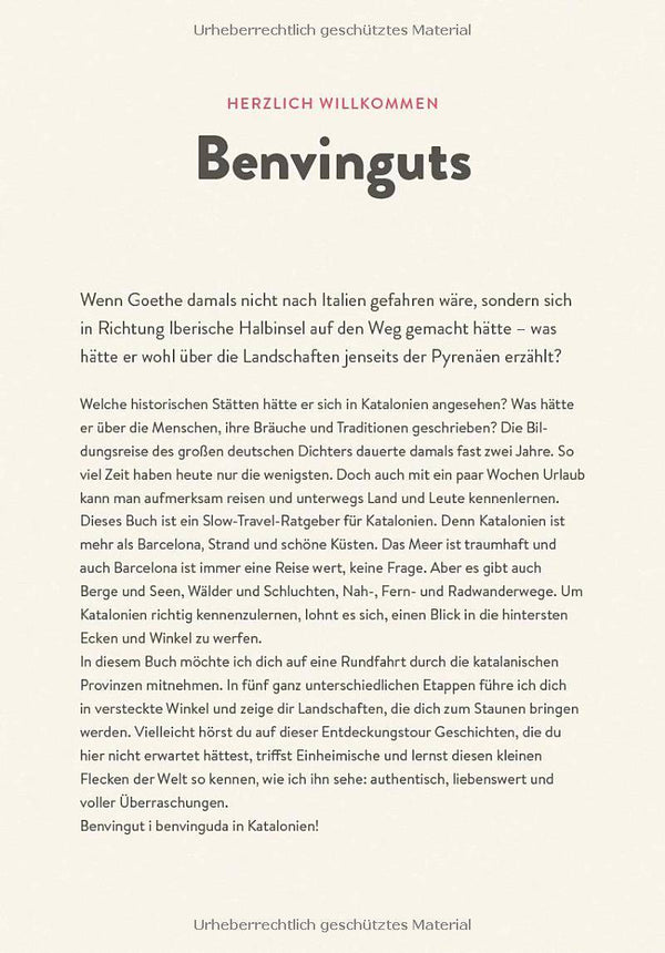 Reisehandbuch Grand Tour von Katalonien - Geheimtipps von Freunden