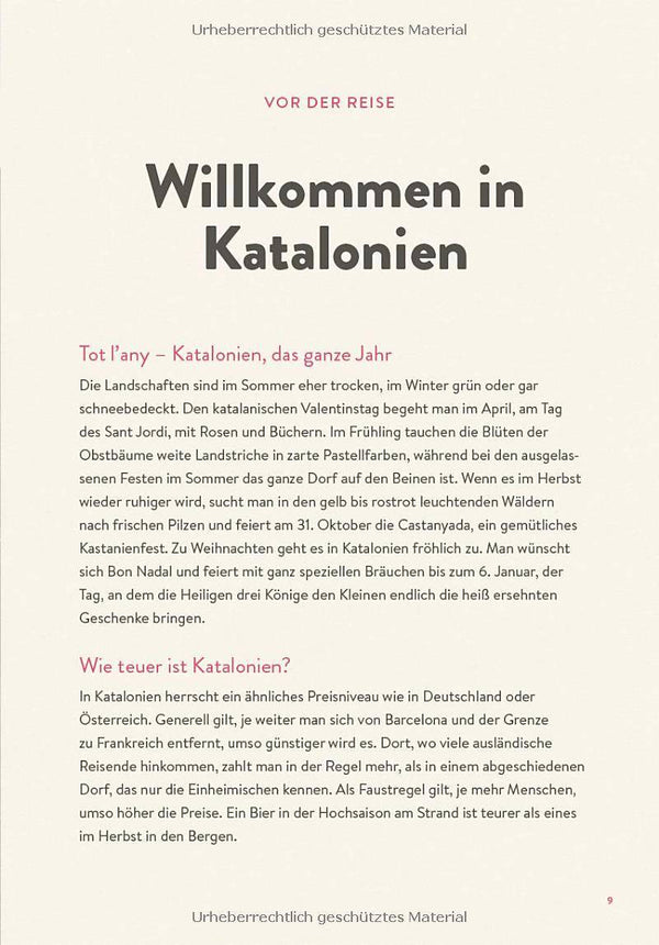Reisehandbuch Grand Tour von Katalonien - Geheimtipps von Freunden