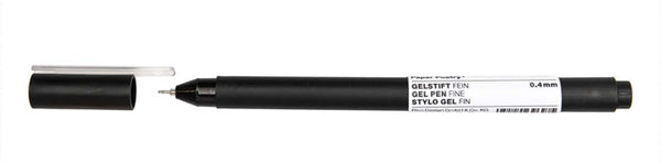 Paper Poetry Gelstift Fein 0,4mm Schwarz