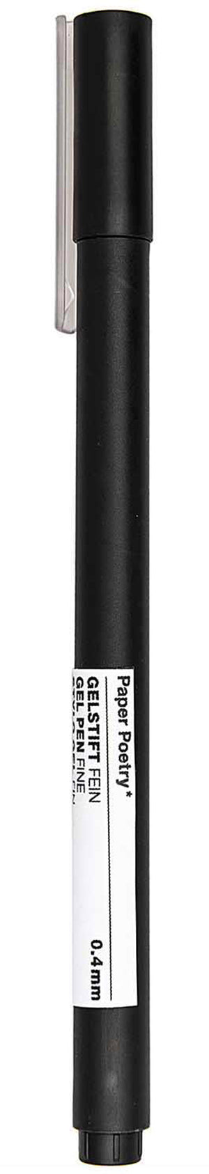 Paper Poetry Gelstift Fein 0,4mm Schwarz