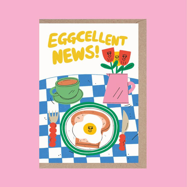 Eggcellent News! Klappkarte