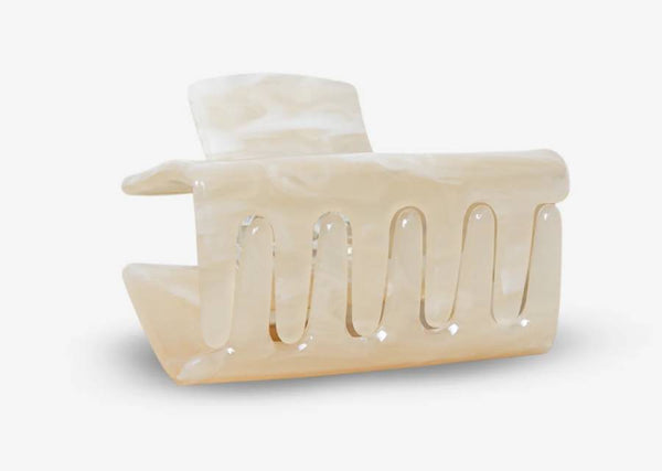 Quad White Sand Haarklammer