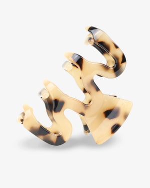 Wave Cheetah Haarklammer