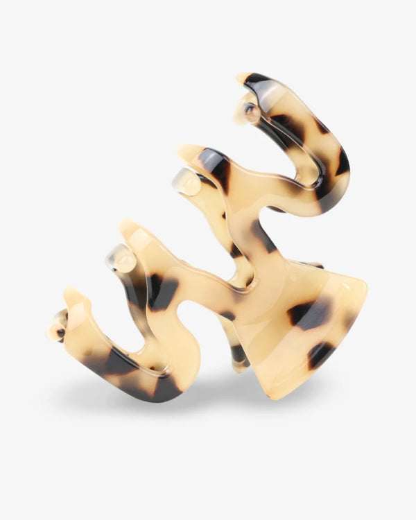 Wave Cheetah Haarklammer