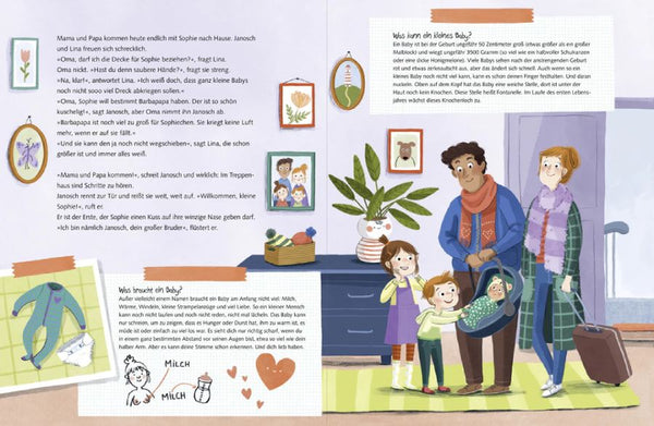 Unser Geschwisterchen ist da