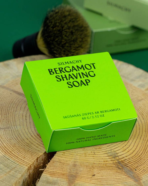 Traditional Shaving Soap with Bergamot Scent and Sheabutter