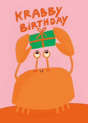 Krabby Birthday Postkarte