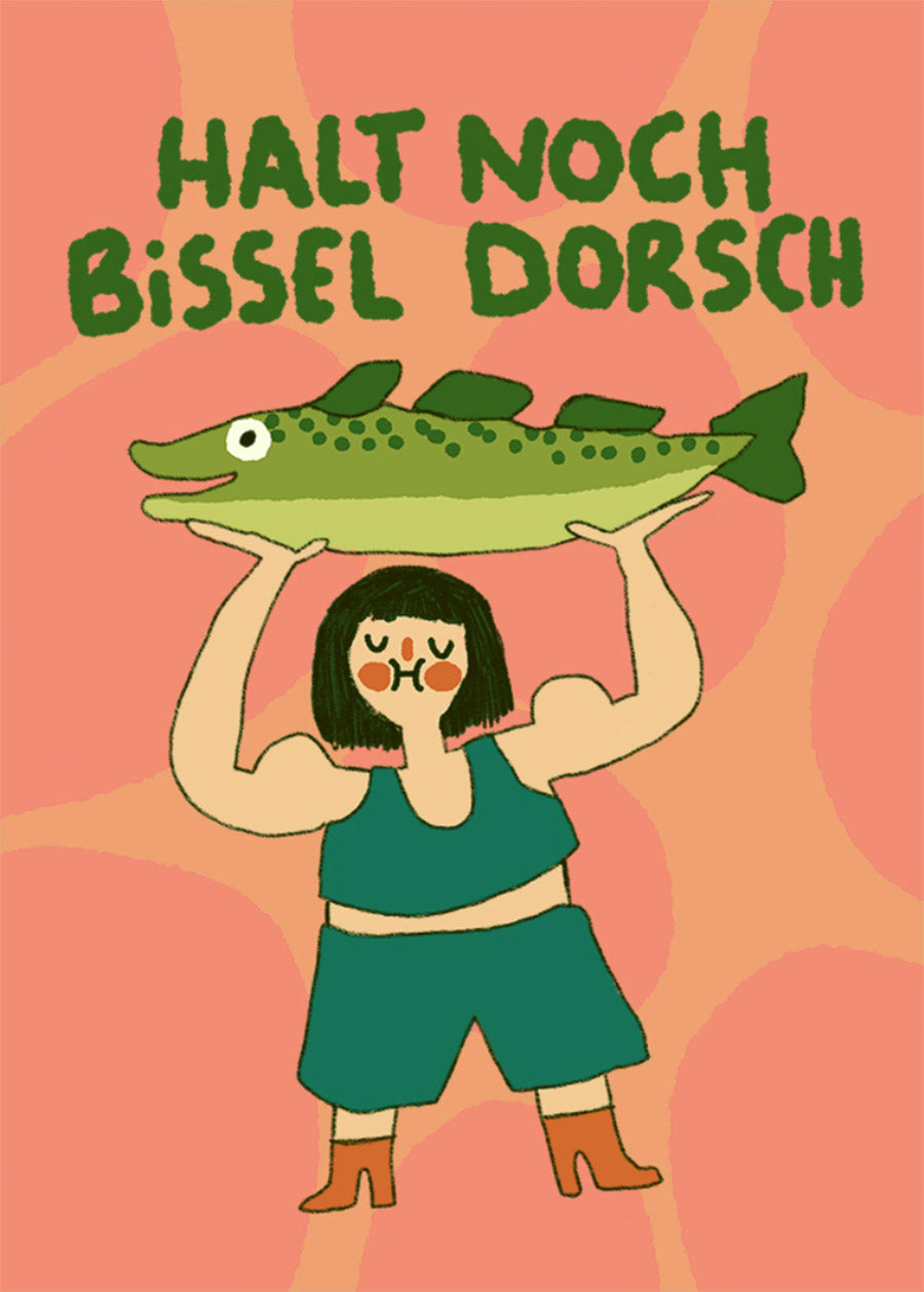Halt Dorsch Postkarte