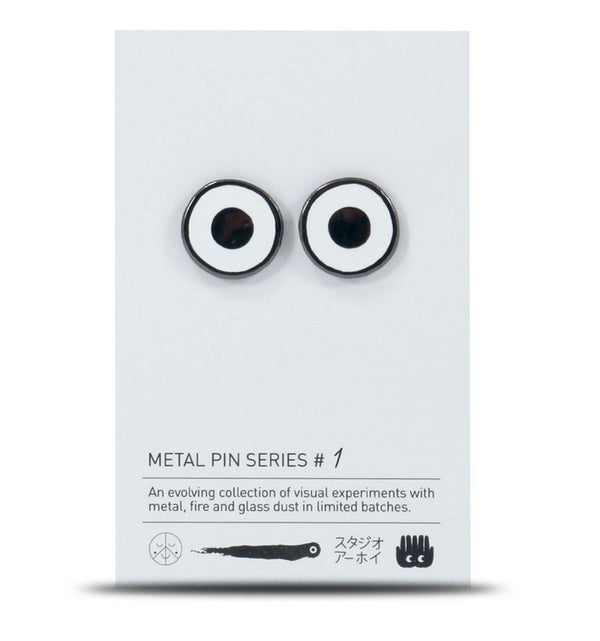 Metal Pin Ghost Eyes  (Serie #1)