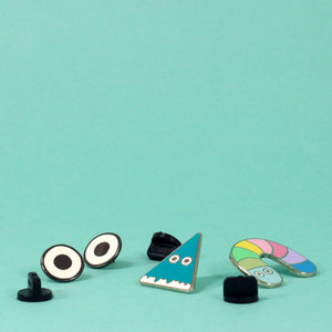 Metal Pin Pastell Worm (Serie #1)