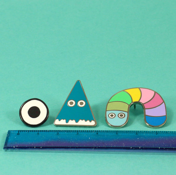 Metal Pin Ghost Eyes  (Serie #1)
