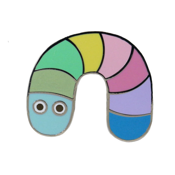 Metal Pin Pastell Worm (Serie #1)