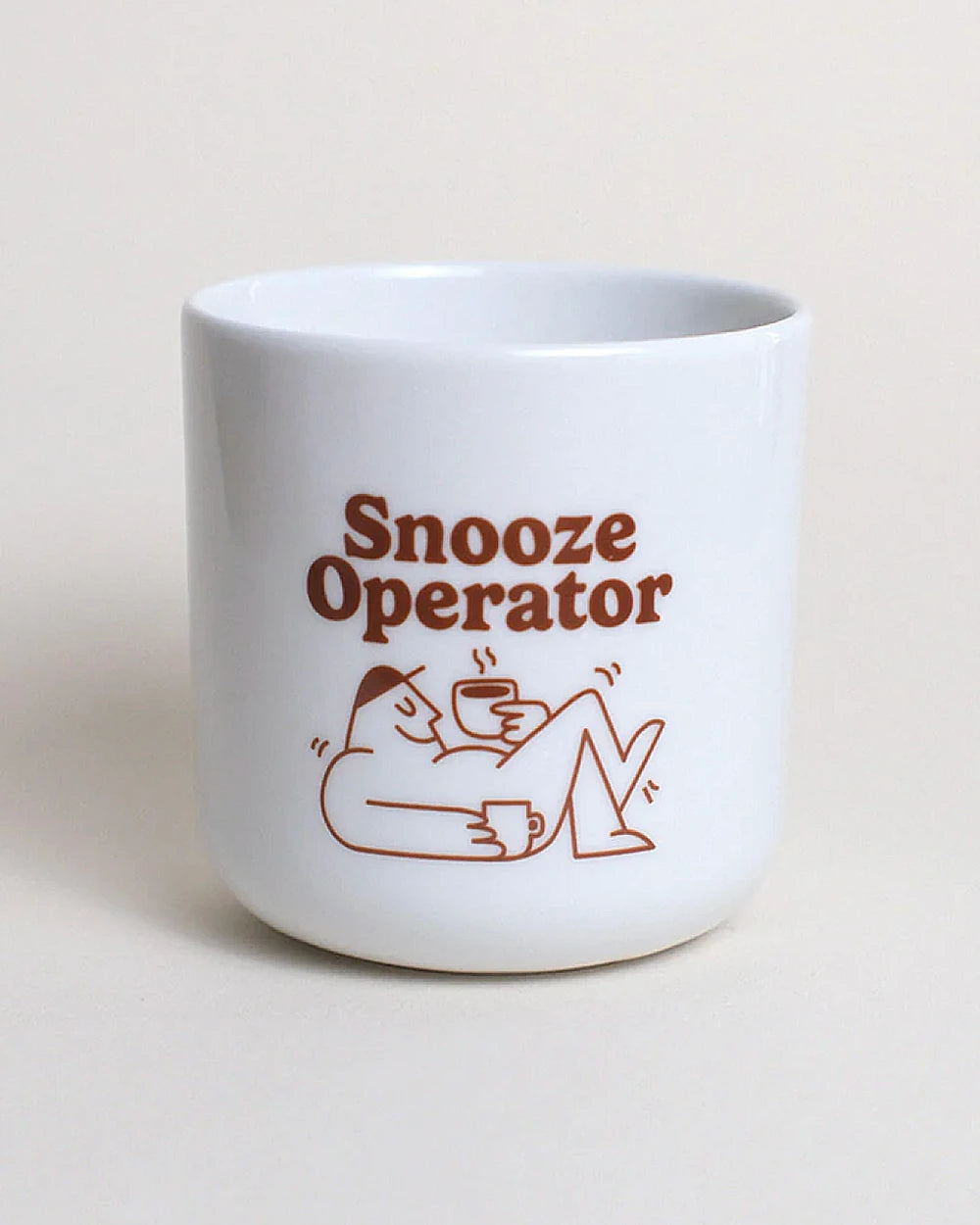 Snooze Operator Porzellanbecher