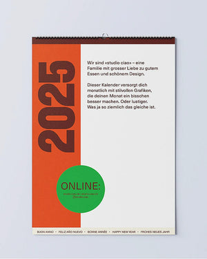 Studio Ciao Kalender 2026