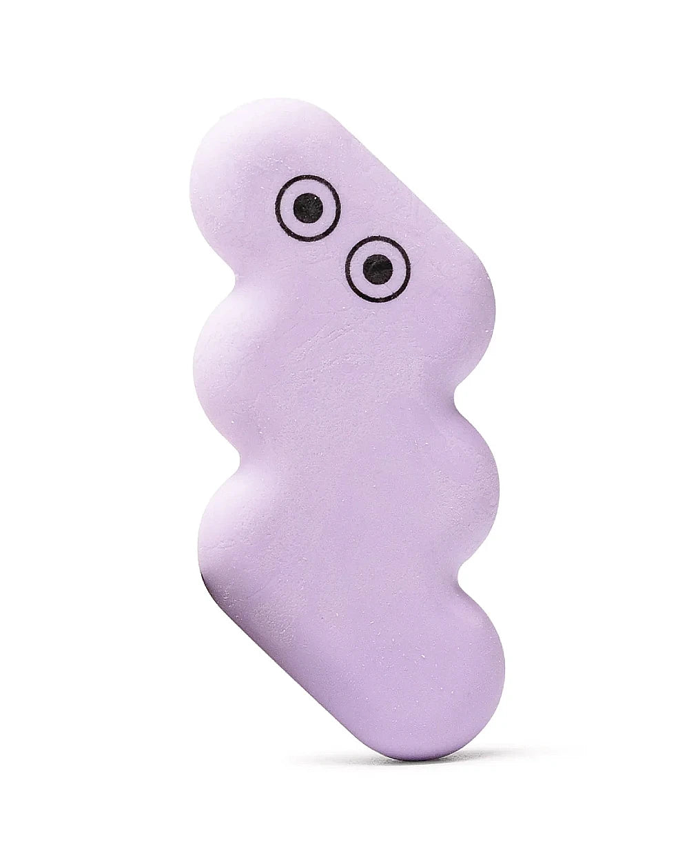 Studio Arhoj - Radiergummi Oop! Purple, in Wolkenform mit schwarzen Augen, ideal zum Radieren von Schreibfehlern. Perfekt für große und kleine Hände geeignet.