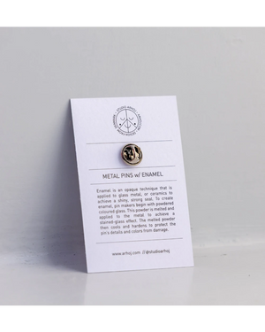 Metal Pin Silver Heart (Serie #5)