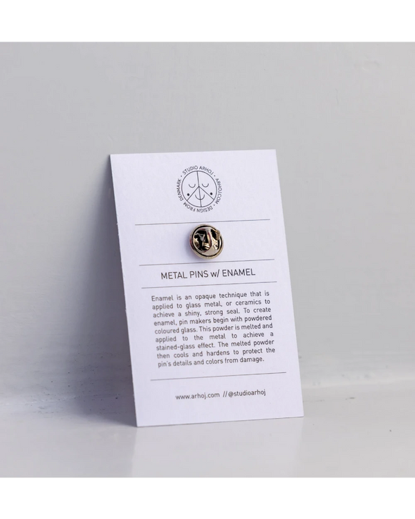 Metal Pin Silver Heart (Serie #5)