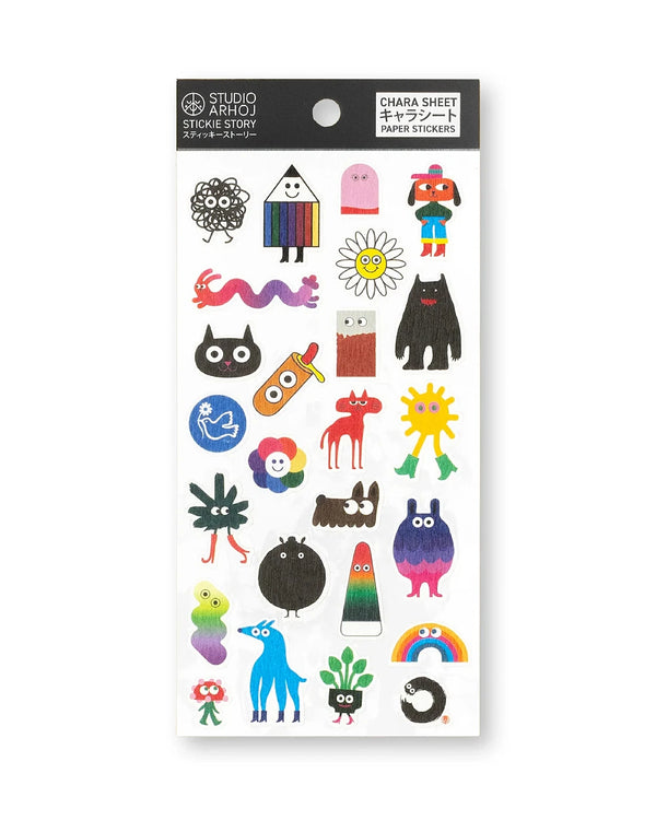 Studio Arhoj - Stickie Story Chara Sheet
