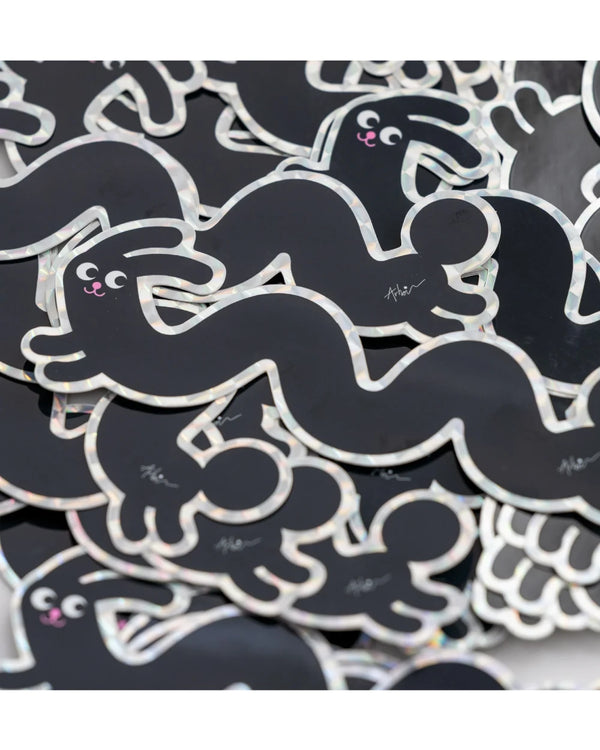 Studio Arhoj Sticker Charcoal Bunny