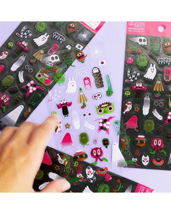 Studio Arhoj - Stickie Story Obake Sheet