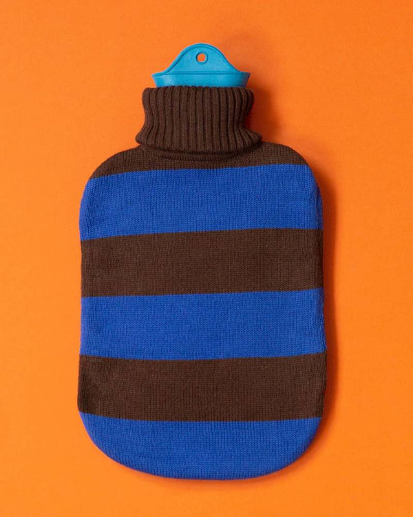 Suite702 Wärmflasche Cobalt Blue Dark Brown