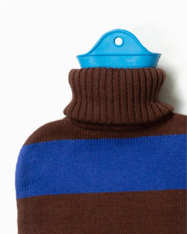 Suite702 Wärmflasche Cobalt Blue Dark Brown