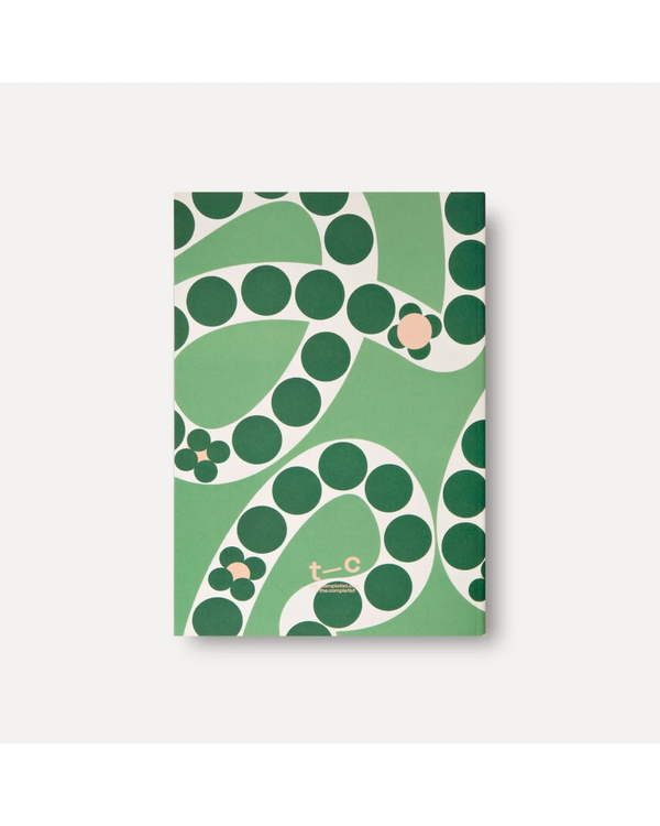 Damson Slimline A5 Notebook - Dot Grid