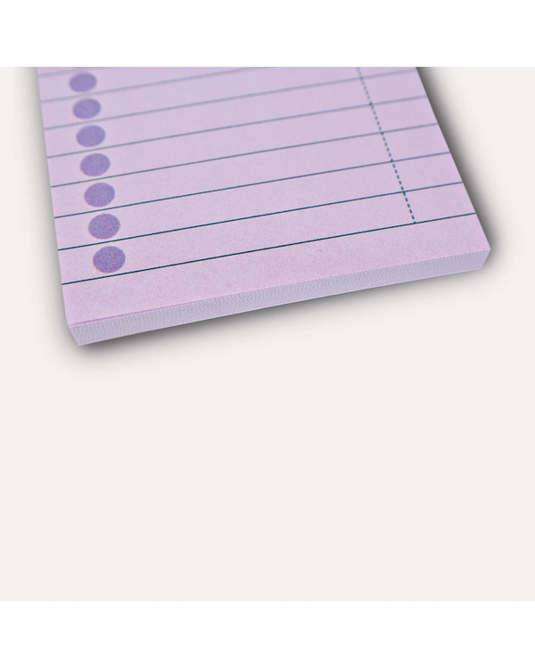 Ginger Habit Checklist Sticky Notes