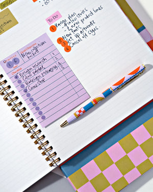 Ginger Habit Checklist Sticky Notes