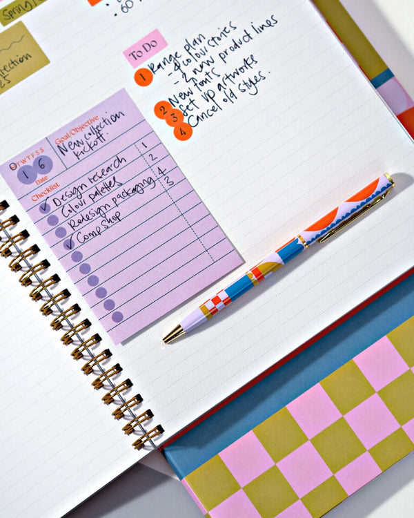 Ginger Habit Checklist Sticky Notes