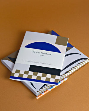 Ginger Slimline A5 Notebook - Dot Grid