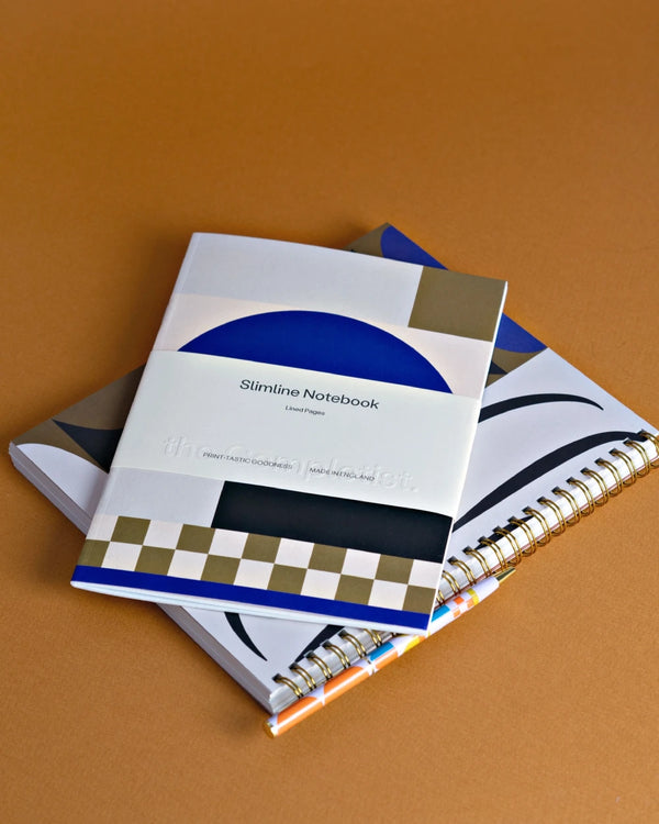 Ginger Slimline A5 Notebook - Dot Grid