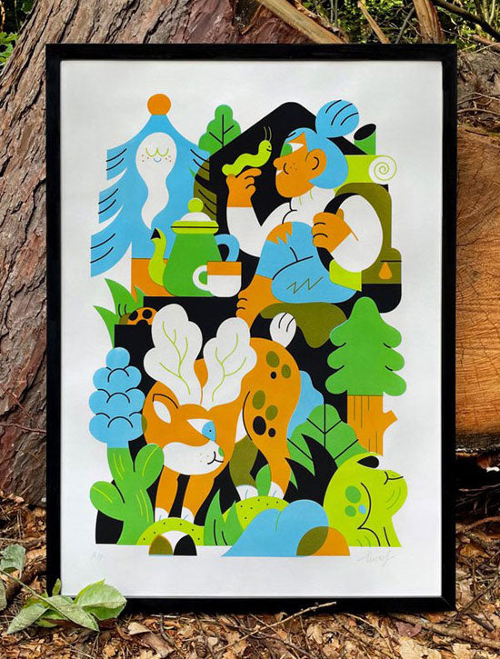 Hedof Siebdruck 50x70cm