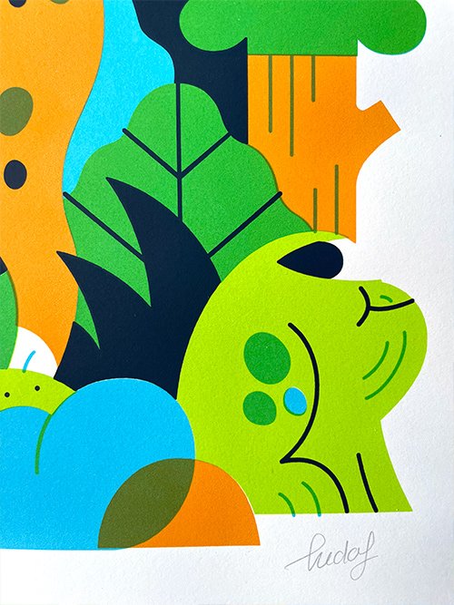 Hedof Siebdruck 50x70cm