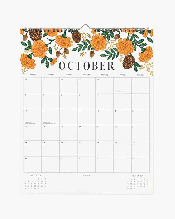 Rifle Paper - Appointment 2027 Wandkalender
