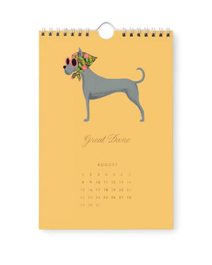 Rifle Paper - Dog Of The Month 2027 Wandkalender