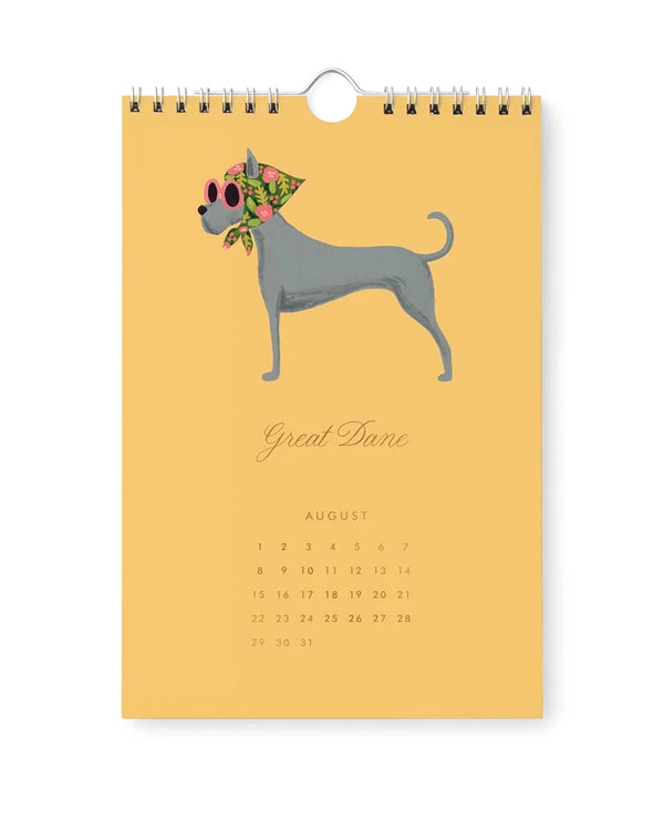 Rifle Paper - Dog Of The Month 2027 Wandkalender