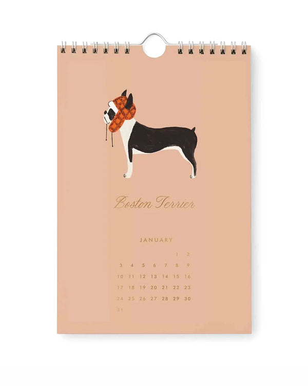 Rifle Paper - Dog Of The Month 2027 Wandkalender