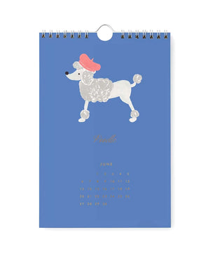 Rifle Paper - Dog Of The Month 2027 Wandkalender