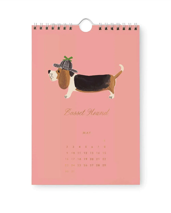 Rifle Paper - Dog Of The Month 2027 Wandkalender