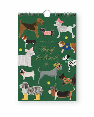 Rifle Paper - Dog Of The Month 2027 Wandkalender