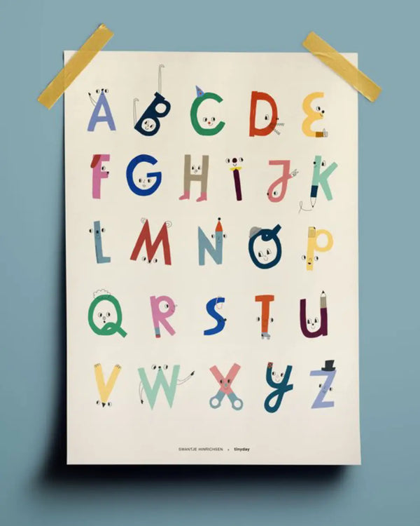 ABC Poster Alphabet (Din A3)